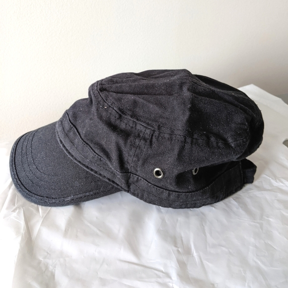 3/$15 H&M Black Paperboy light fabric cap - Picture 4 of 7